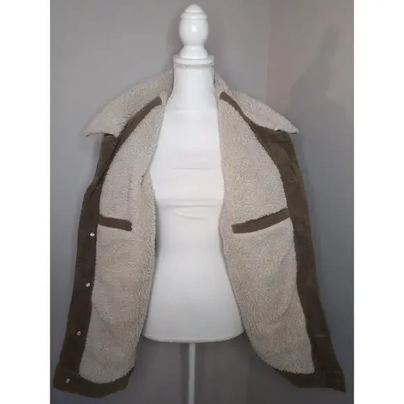 Tony Hawk Corduroy Sherpa Lined Trucker Jacket XL - Picture 7 of 10